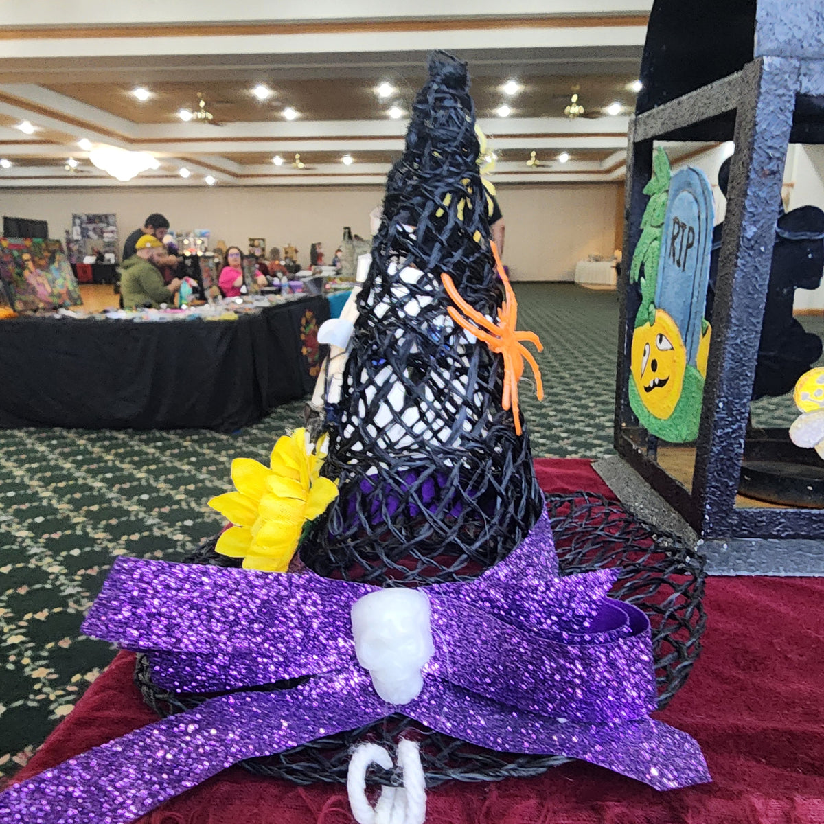 Straw witch hat