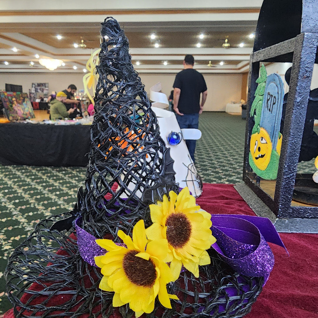 Straw witch hat